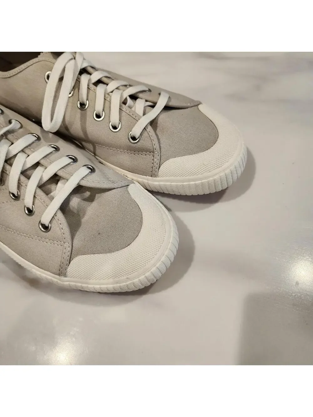 J.Crew x Tretorn Tournament T56 Sneakers Men's Size 12 beige NWOB